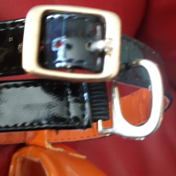 Orange platform wedges - Picture 4 of 7